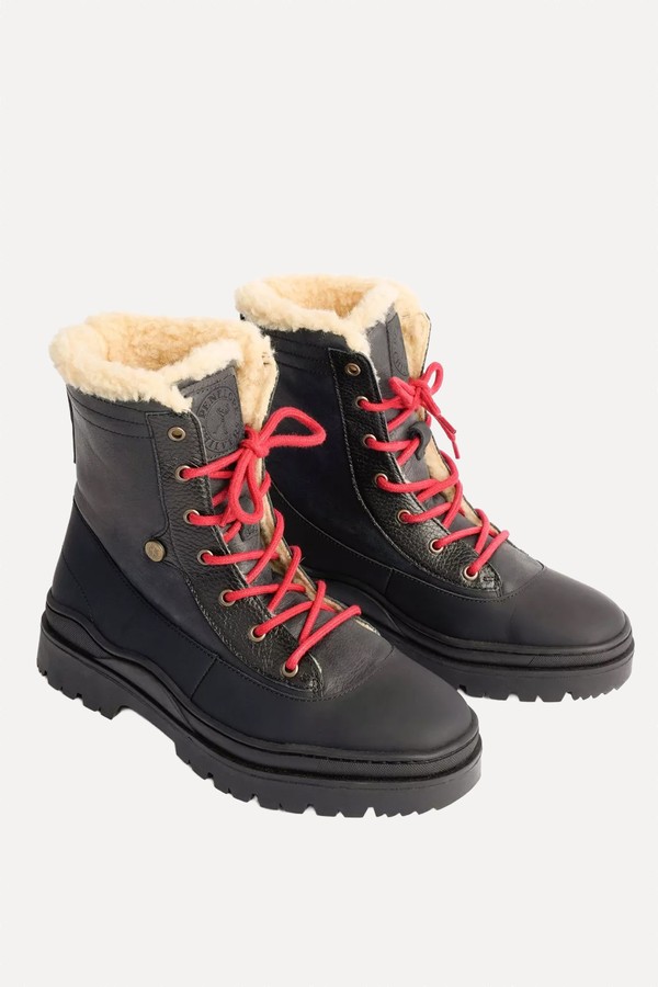 Florist Leather Wool-Lined Boots from Penelope Chilvers