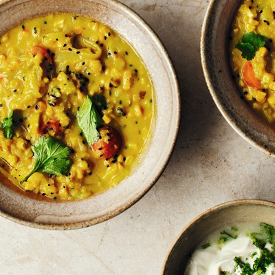 Charred Corn Dal