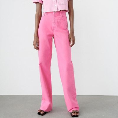 Pink Jeans from Zara