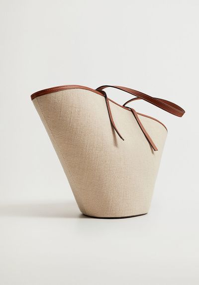 Jute Basket Bag from Mango