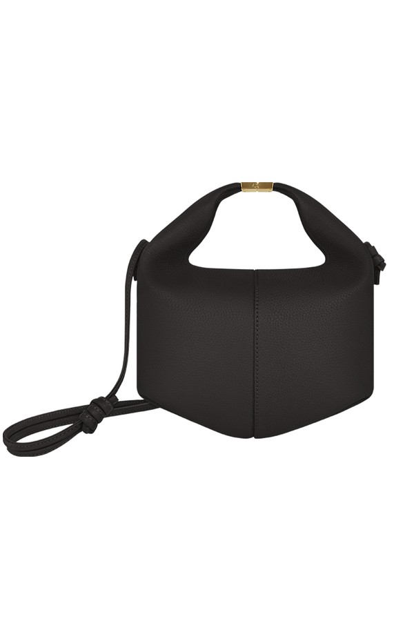 Béri Black Textured Leather from Polène
