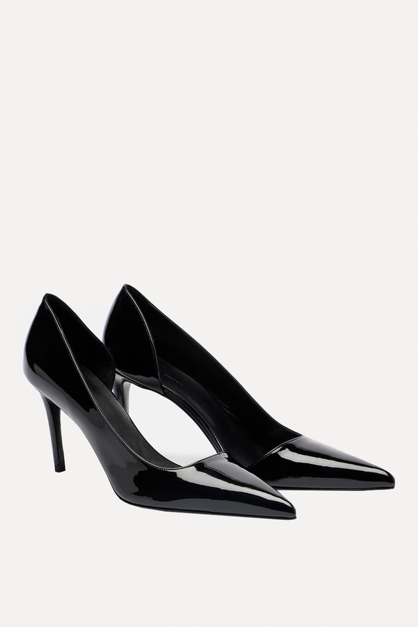 Jett D'Orsay 85 Patent Leather Pumps from Khaite