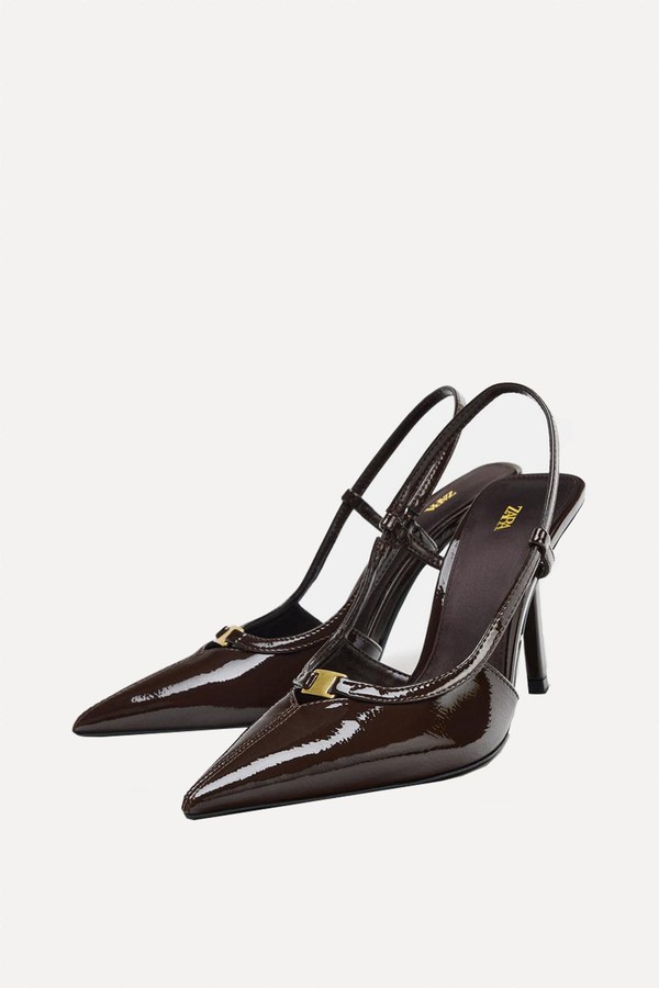 Pointed Slingback Shoes