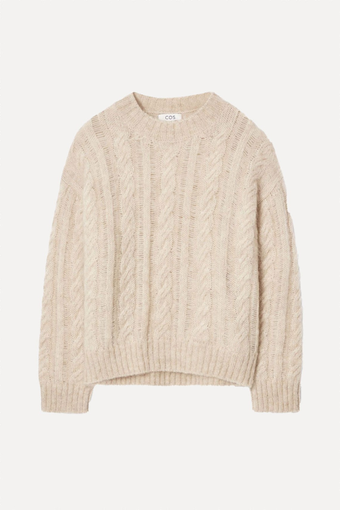 Cable-Knit Mohair Jumper from COS