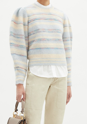 Eleonore Puffed-Sleeve Mohair-Blend Sweater from Isabel Marant Étoile