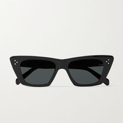 Edge Cat-Eye Acetate Sunglasses from Celine