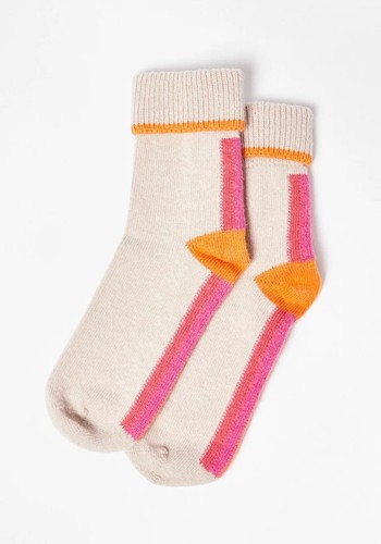 Striped Cashmere Ankle Socks from Oliver Bonas