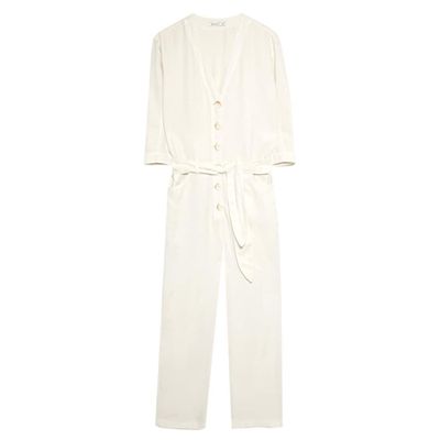 Utility Jumpsuit With Buttons from Stradivarius