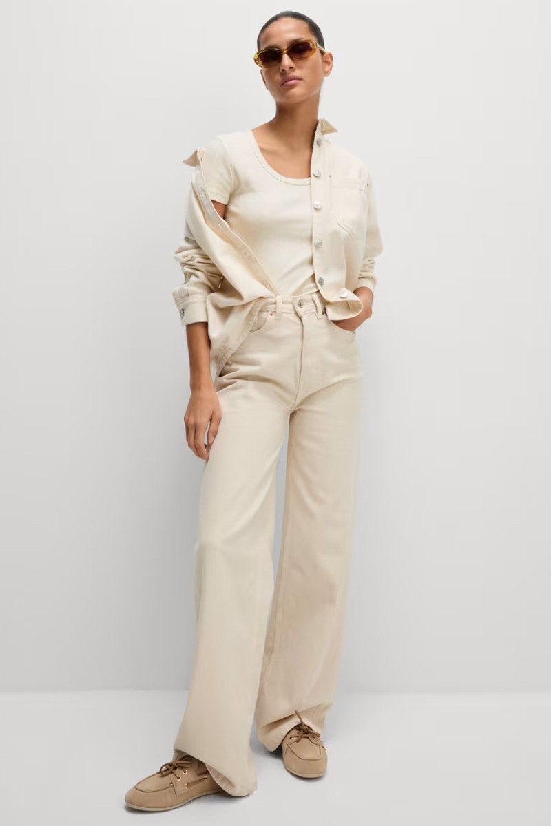 Cotton Rich Scoop Neck T-Shirt