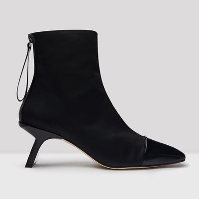 Edita Black Leather Nylon Boots from Miista