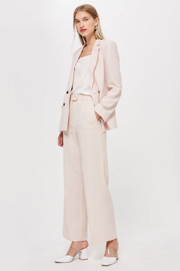 Blush Slouch Suit  from Topshop