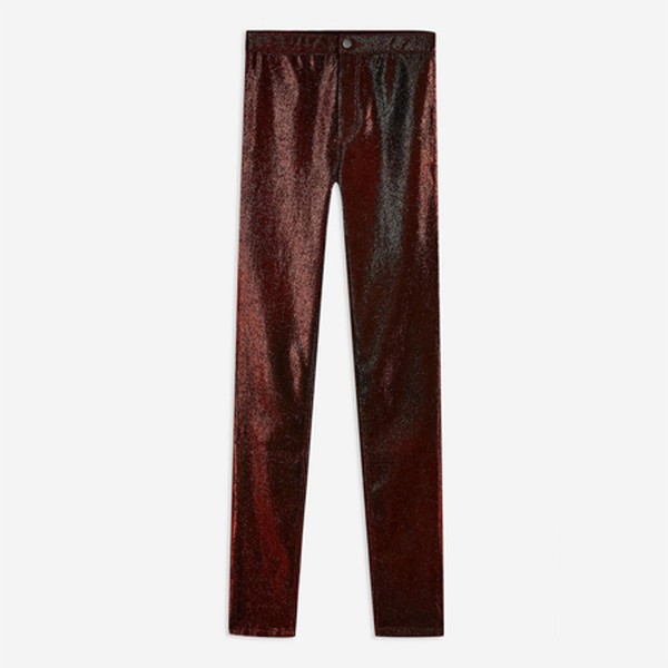 Copper Lurex Joni Jeans