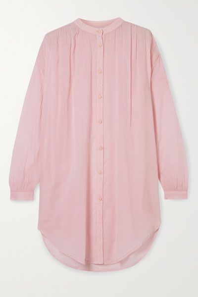 Brea Oversized Cotton-Voile Kaftan from Skin