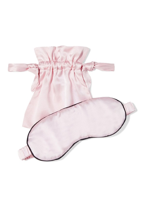 Ines Silk-Blend Satin Eye Mask from Iris & Ink