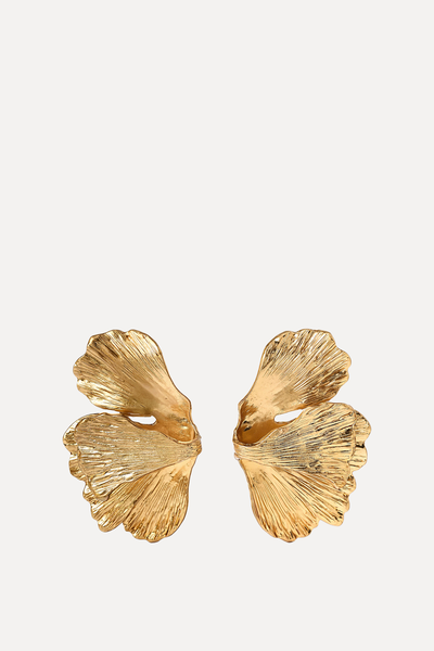 Golden Maxiflor Earrings  from Parfois 