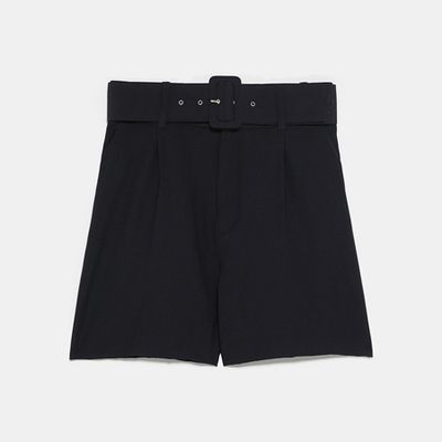 Belted Bermuda Shorts from Zara