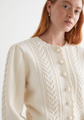 Cable Knit Cardigan from & Other Stories
