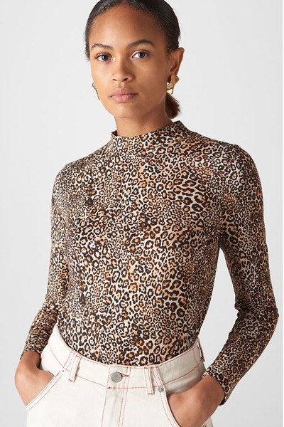 Leopard Print Essential Top