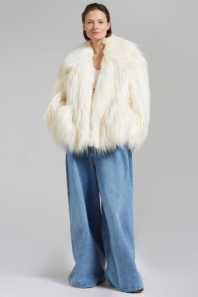 Liza Faux Fur Jacket from The Frankie Shop