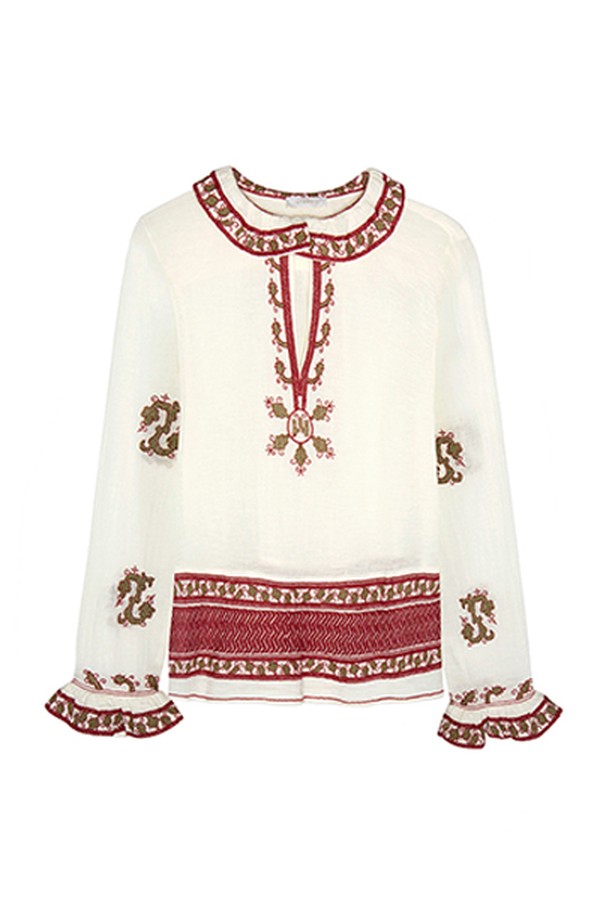 Embroidered Blouse from Intropia 