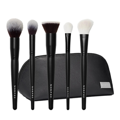 Face The Beat 5 Piece Brush Collection & Bag
