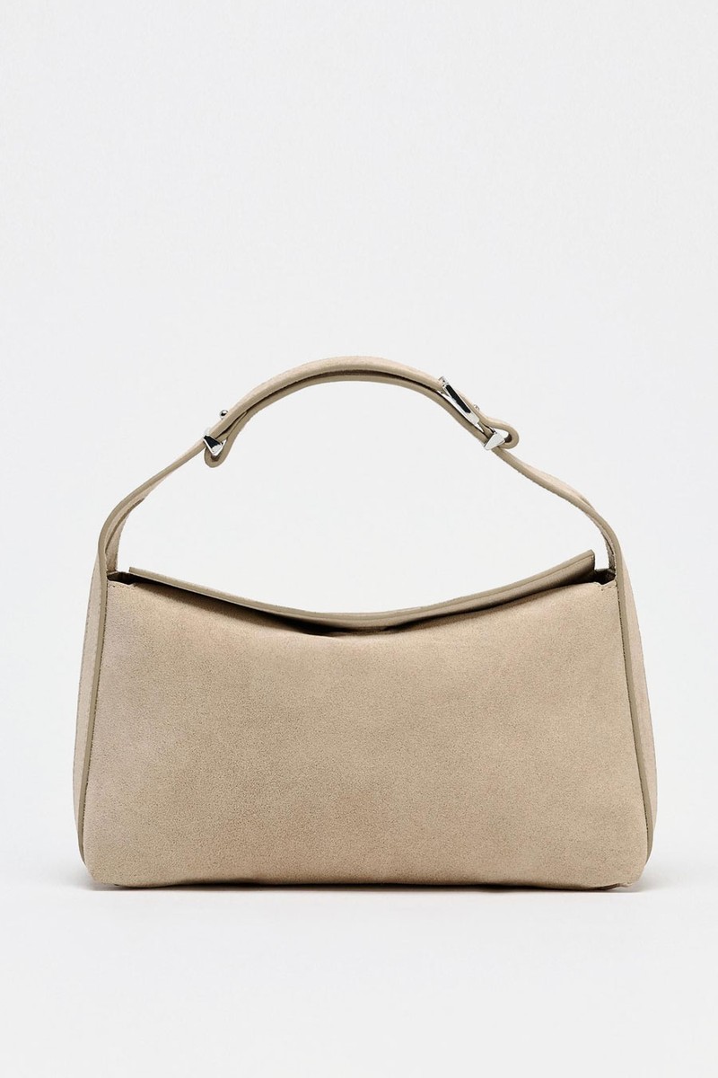 Split Suede Mini Handbag from Zara