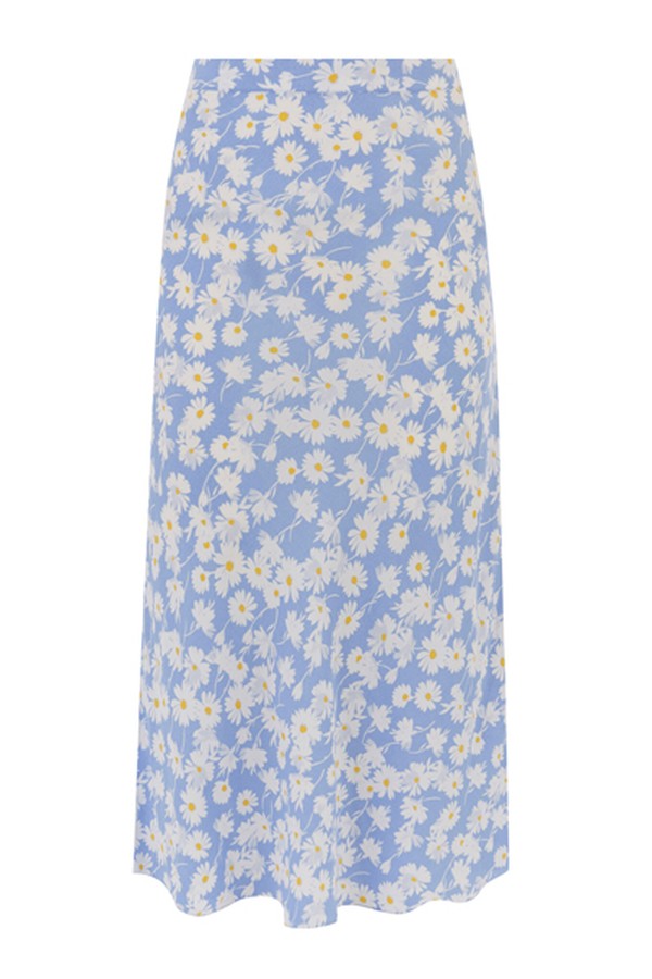 Daisy Midi Slip Skirt from Warehouse