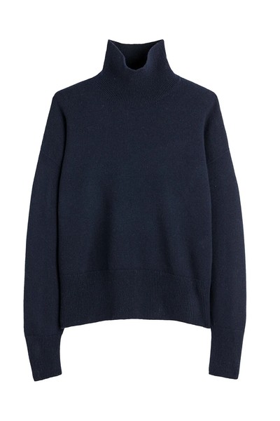 Wool/Cashmere Turtleneck Jumper  from La Redoute