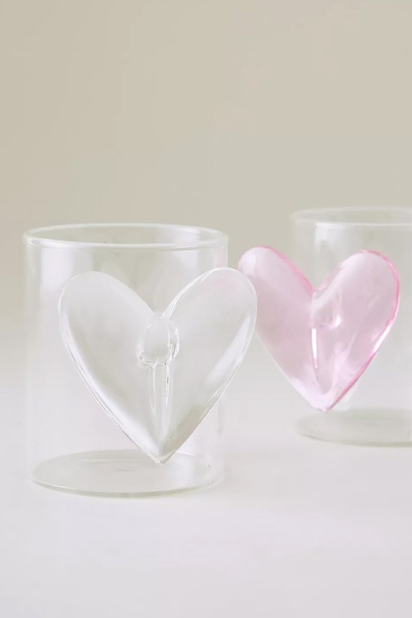 Heart Tumbler Glass