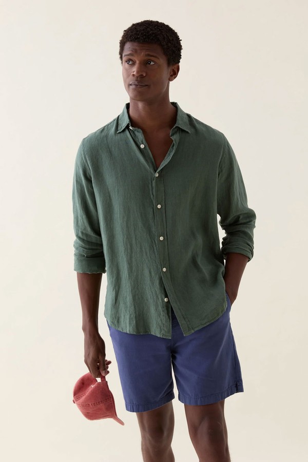 Upton Garment Dye Linen Shirt from Beaufort & Blake
