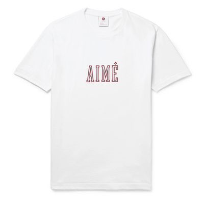 Logo Print Cotton Jersey T-Shirt from Aime Leon Dore