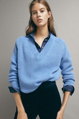 Purl-Knit Sweater from Massimo Dutti