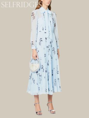 Floral-Print Crepe Midi Dress, £350 (Retail Price) | Self-Portrait