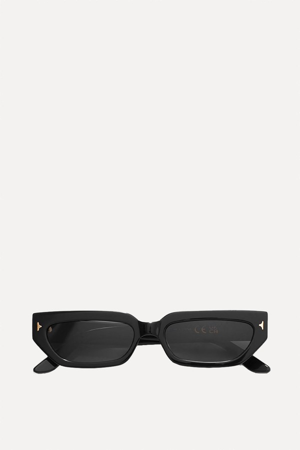 Narrow-Frame Acetate Sunglasses