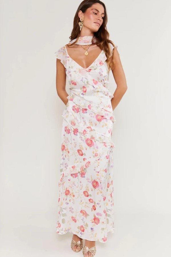 Gail Backless Midi Dress from Rixo