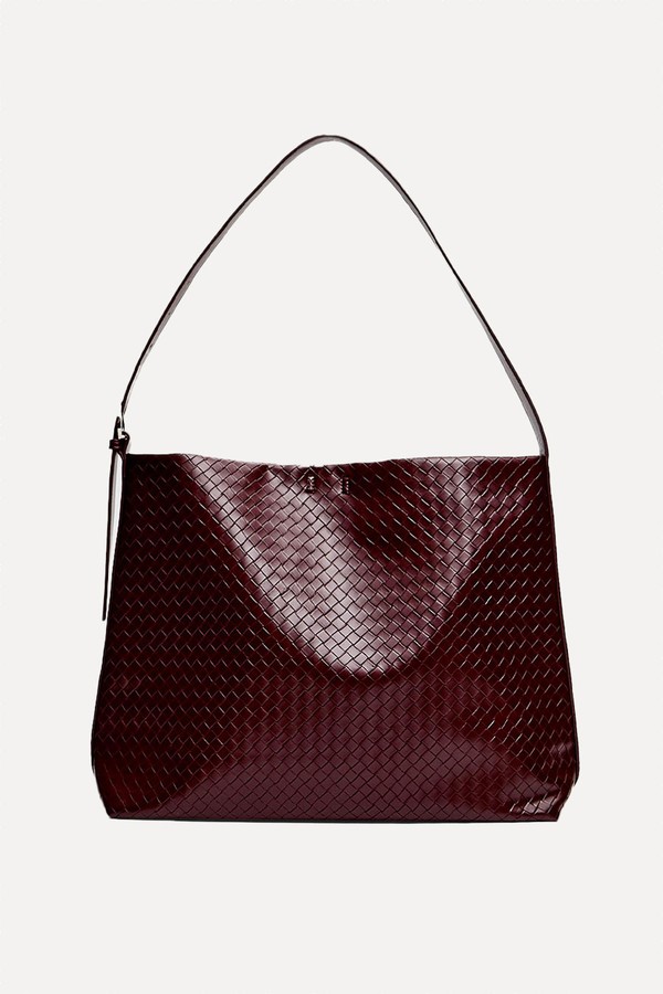 Woven Shoulder Bag from Stradivarius
