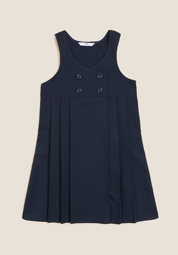 Permanent Pleats School Pinafore