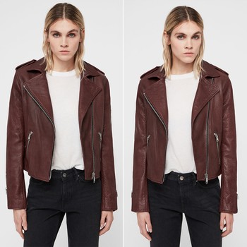 Hadi Leather Biker Jacket