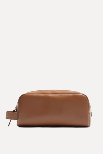 Leather Toiletry Bag  from Zara 