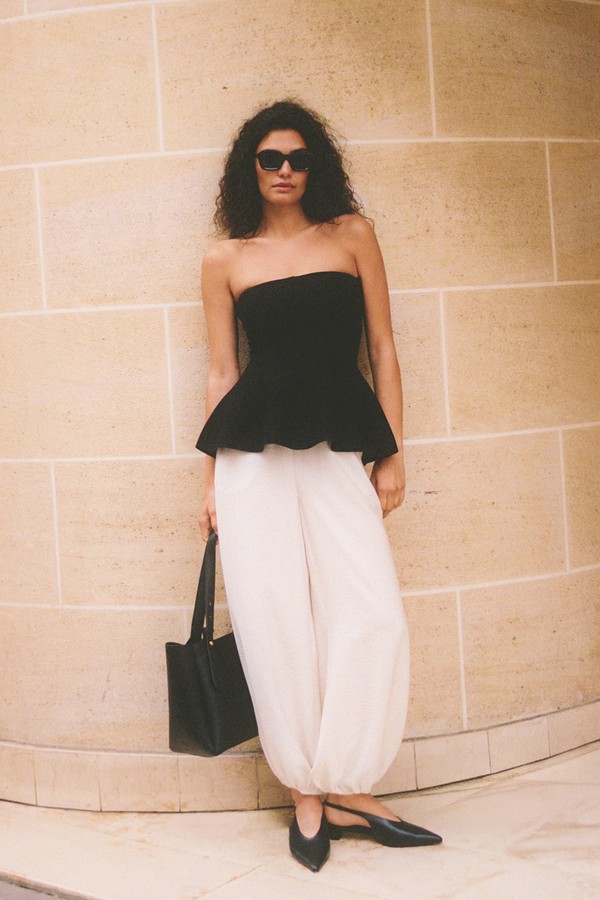 Balloon Trousers With Modal from Reserved