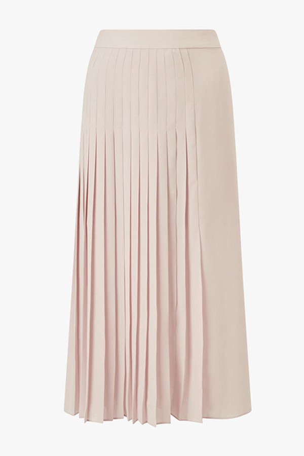 Pleat Midi Skirt from Jigsaw