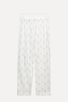 Floral Print Trousers from Oysho