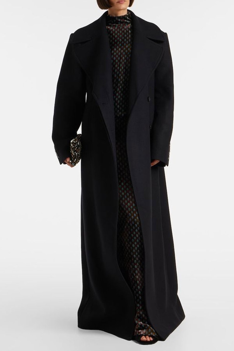 Wool-Blend Twill Coat from Dries Van Noten