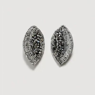 Crystal Bead Earrings from Mango