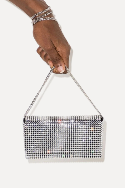 Paloma Crystal-Embellished Clutch from Amina Muaddi