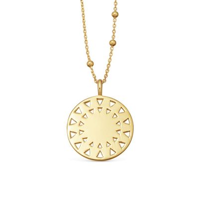 Long Large Cut Out Disc Necklace from Missoma