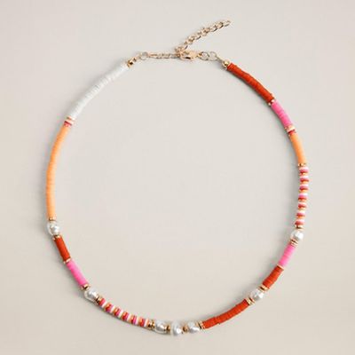 Mixed Bead Necklac from Mango