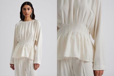 Mila Blouse, £280 | By Malina