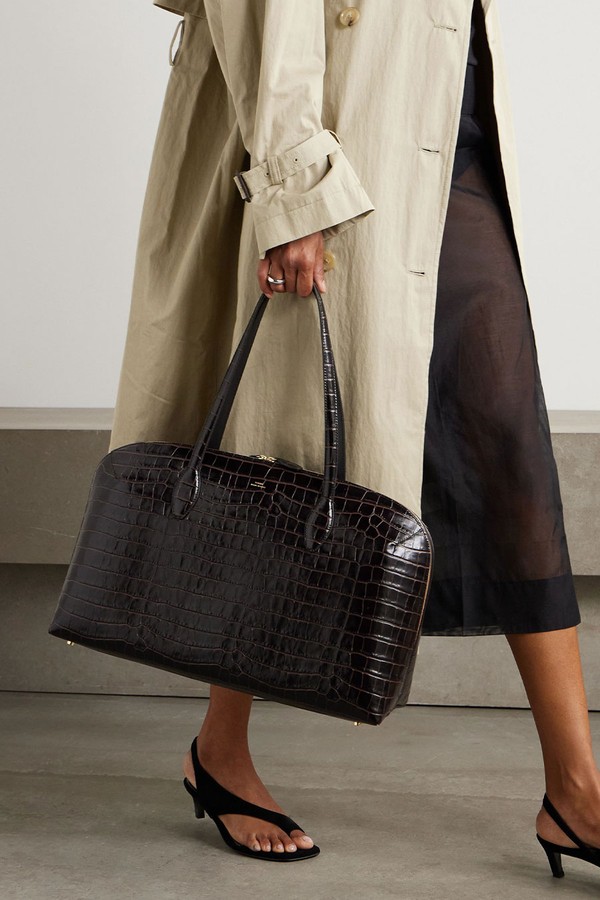 Day Large Leather Tote Bag from Toteme