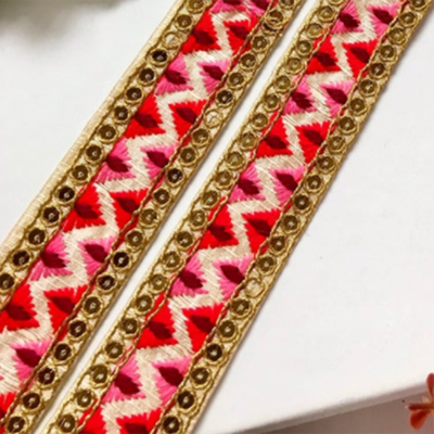 Sequin Embroidered Ribbon from Lilly Mittal Fashions